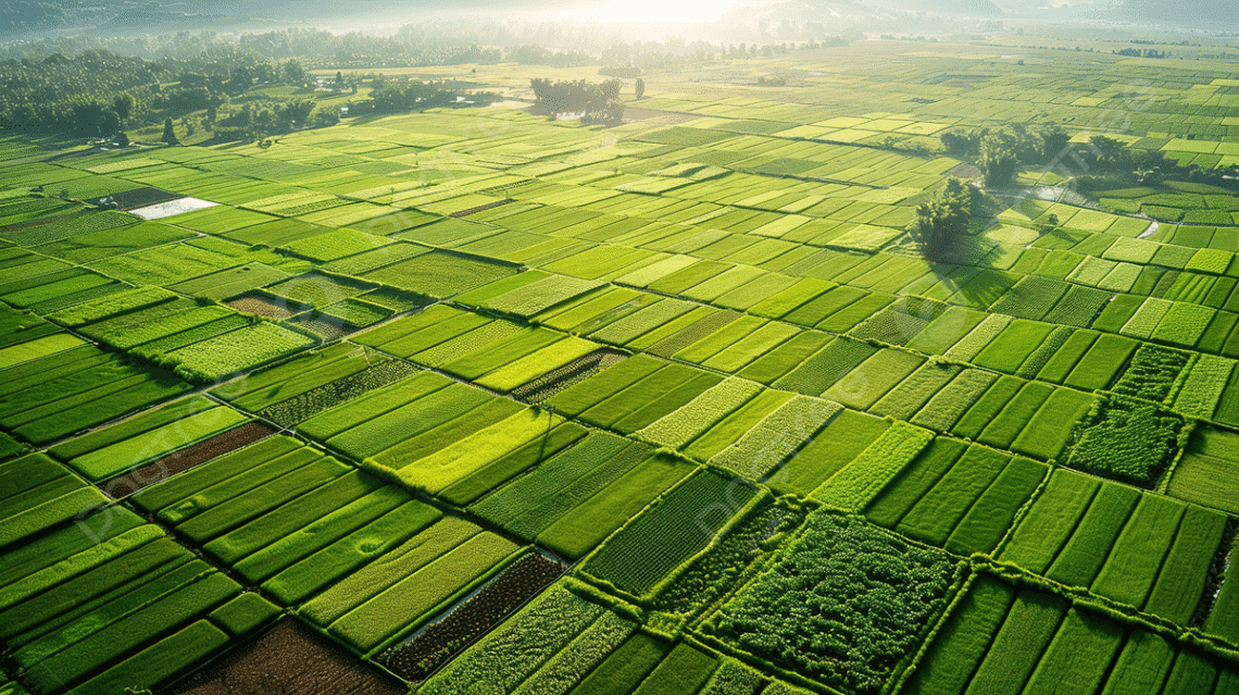 pngtree aerial photograph of green agricultural plots with vacant land waiting to picture image 15508502