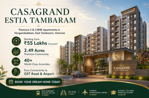 Casagrand Estia Tambaram Price | 2 & 3 BHK Apartments in Chennai 4 Casagrand Estia Tambaram