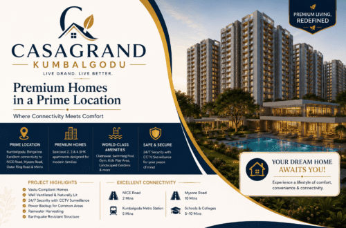 Casagrand Kumbalgodu Premium Homes for Comfortable Living in Bangalore 4 Casagrand Kumbalgodu