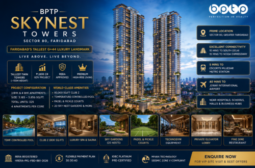 Why Are BPTP Skynest Towers Apartments Worth Exploring Today? 4 BPTP Skynest Towers