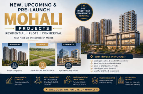 Mohali Real Estate: Trends and Predictions Post-2026 Developments 3 Mohali Projects