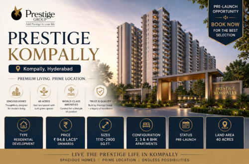 Explore Your Dream Home in Kompally Today 4 Prestige Kompally