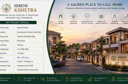 Serene Kshetra Villas: Why Invest in 2 & 3 BHK Villas in Kanchipuram? 4 Serene Kshetra